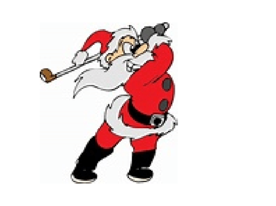 Santa Golfer Icon